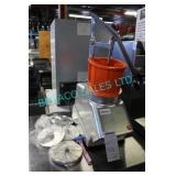 1X, OMCAN HCC-500 VEGETABLE CUTTER W/ 6X BLADES