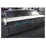 1X, TRUE TSSU-72, 72" COLD MEGA PREP TABLE