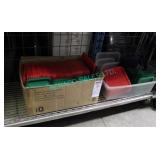 LOT, 2 BINS OF ASST. "CAMBRO" PLASTIC LIDS