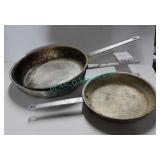 LOT, 3X ASST. 10" + 12" FRY PANS
