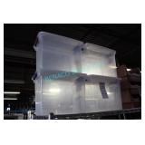 LOT, 4X "STERILITE" 17" x 11" x 12"H PLASTIC BINS