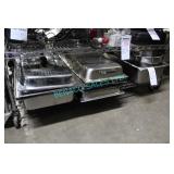 LOT, ASST. CHAFING DISH LIDS + INSERTS, ETC.