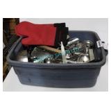 LOT, BIN OF ASST. KITCHEN UTENSILS