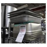 9X, 1/2 SIZE REG + SHALLOW S/S INSERTS