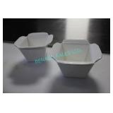 LOT, 42 PCS "FORTESSA" SQUARE BBOWLS