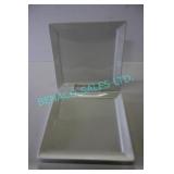 LOT, 175 PCS ASST. 7" SQUARE PLATES
