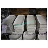 LOT, 70 PCS "ROYAL CLASSIC" 14" RECTANGULAR PLATES