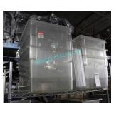 LOT, 6X INGREDIENT BINS W/ 10 LIDS