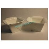 LOT, 85 PCS, "FORTESSA" SQUARE PLATES