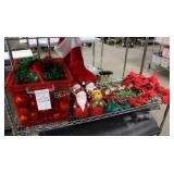LOT, SHELF OF ASST. HOLIDAY DECORATIONS