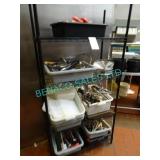 LOT, CONTENTS OF 4 SHELVES (ASST UTENSILS)