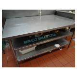1X, 60" x 42", S/S TABLE