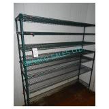 LOT, 2 ASST 18" x 72" COATED RACKS