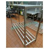 1X, 72" x 24" S/S DUNNAGE RACK