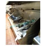 1X, SUPREME 105" x 42" 5 WELL GAS WOK