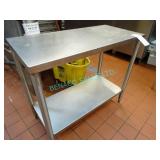 1X, 38" x 18" S/S TABLE