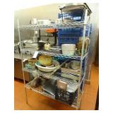 LOT, 2 ASST SHELVES W/ CONTENTS