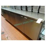 1X, 120" x 36" 5 DOOR S/S COLD TABLE