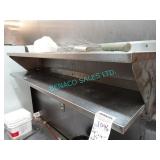 1X, 48" x 12"  S/S DBL WALL SHELF