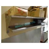 1X, 48" x 12" S/S DBL WALL SHELF