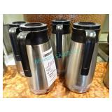 LOT, 4 S/S THERMAL POTS