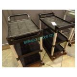 LOT, 2 ASST BLACK BUS CARTS