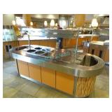 1X, 108" x 42" STEAM BUFFET
