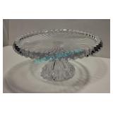 1X, "MIKASA" FOOTED 13" CAKE PLATE