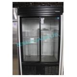1X, HABCO SE42 2 GLASS SLIDING DOOR COOLER