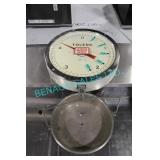 1X, TOLEDO 2110 15KG HANGING SCALE W/ S/S BASKET