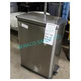 1X, 20"H S/S STEP-LID GARBAGE CAN