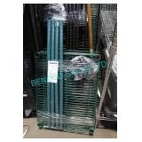 1X, 24" x 18" 4 SHELF COATED RACK