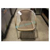 16X, STACKABLE ALUM. WEAVED PATIO CHAIRS