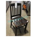 LOT, 60X WOOD DISTRESSED LOOK CHAIRS
