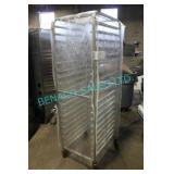 1X, ALUM. PORTA TRAY RACK W/ COVER (FITS 18" x 26"