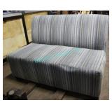1X, 56" x 26" STRIPED FREESTANDING BOOTH SEAT