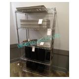 1X, 36" x 18" 5 SHELF RACK