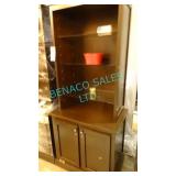 1X, 36" x 23" x 87"H WOOD DISPLAY CABINET