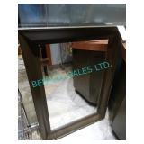 1X, 31" x 43" WOOD FRAMED MIRROR
