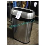 1X, SIMPLE HUMAN S/S 27"H GARBAGE CAN