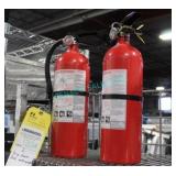 2X, DRY CHEM. FIRE EXTINGUISHERS