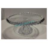 1X, "MIKASA" CROWN JEWEL FOOTED 13" CAKE PLATE