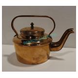 LOT, 2X, 2.1 QT. COPPER TEA KETTLE