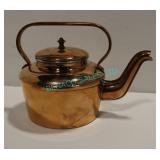LOT, 2X, 2.1 QT. COPPER TEA KETTLE
