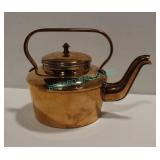 LOT, 2X, 2.1 QT. COPPER TEA KETTLE