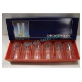 LOT, 30 PCS 4.9oz CRYSTAL GLASSES