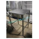 1X, 32" x 27" x 44"H S/S EQPT. TABLE