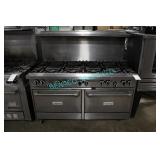 1X, US RANGE 10 BURNER STOVE