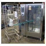 1X, RATIONAL SCC 202G FULL SIZE COMBI OVEN W/ RACK