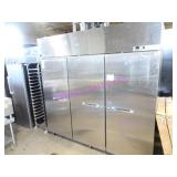 1X, 82"X34"X91.5"T NORLAKE 2DR S/S COOLER NOTES!